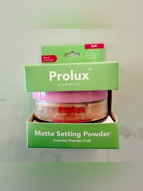 Prolux Matte Setting Powder - Buff (Cream) New in Box